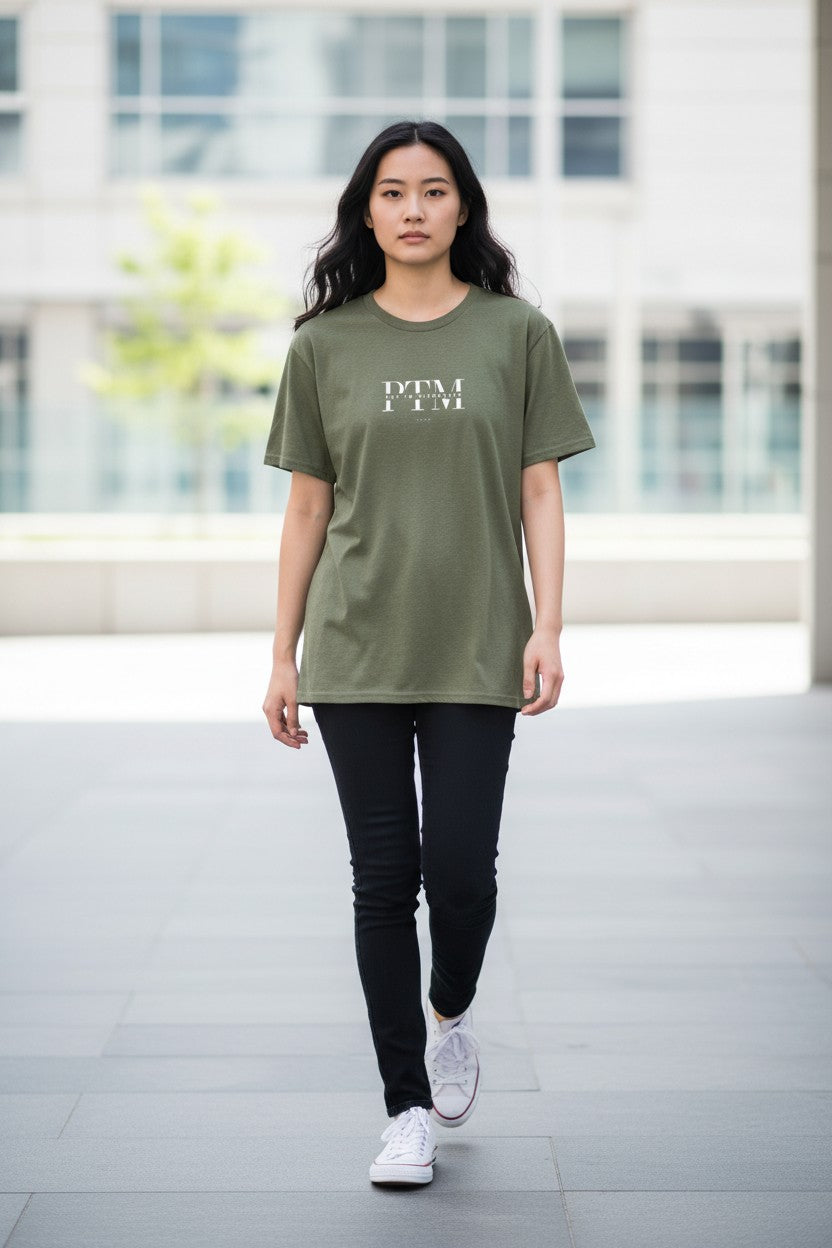PTM T-Shirt - White Text