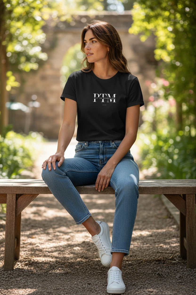 PTM T-Shirt - White Text