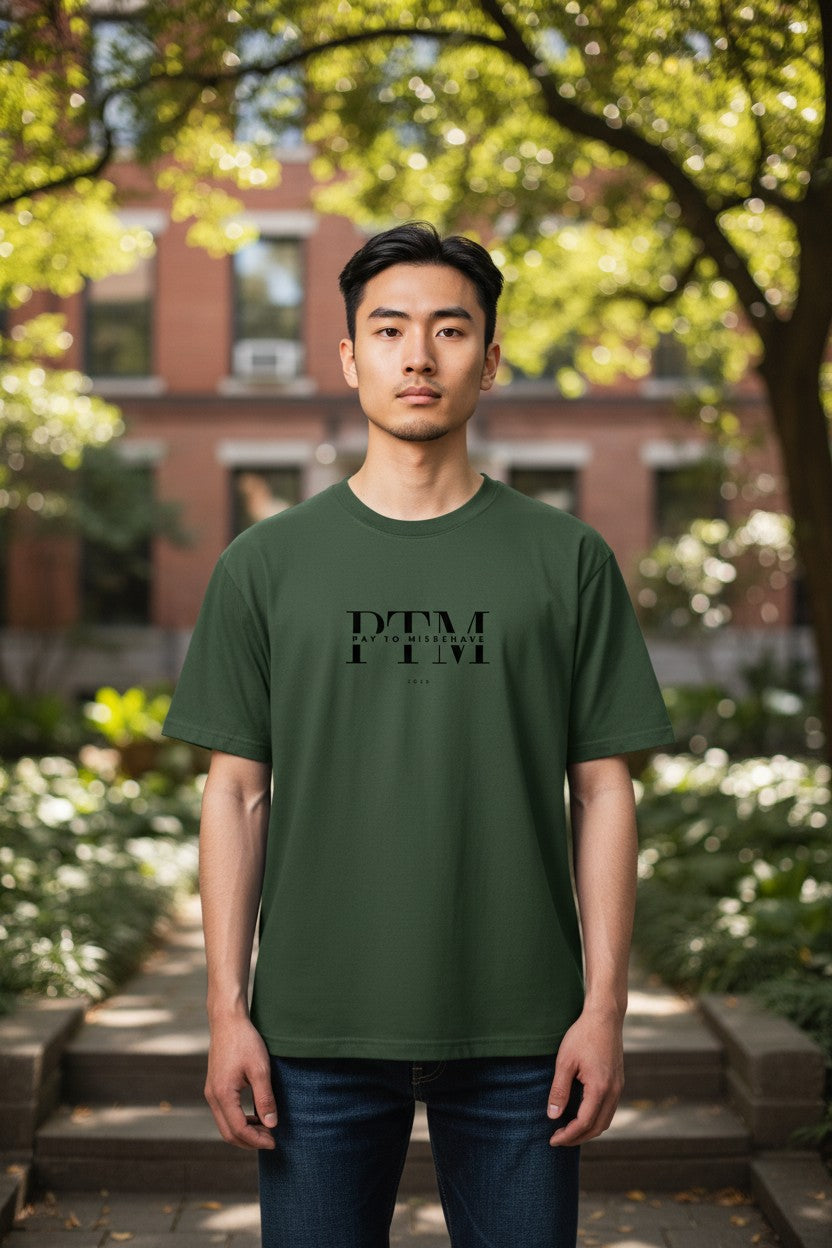 PTM T-Shirt - Black Text